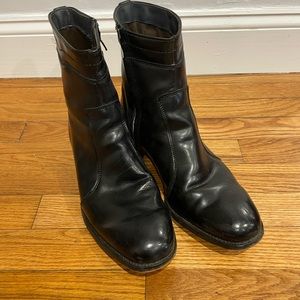 Vintage Dexter Black Chelsea Boot Size 9.5WW Made In USA